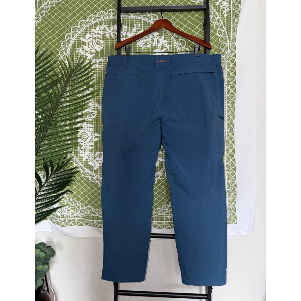 Orvis Men’s PRO Approach Tech Hiking Pants‎ Blue XL 30 Stretch Water Resistant